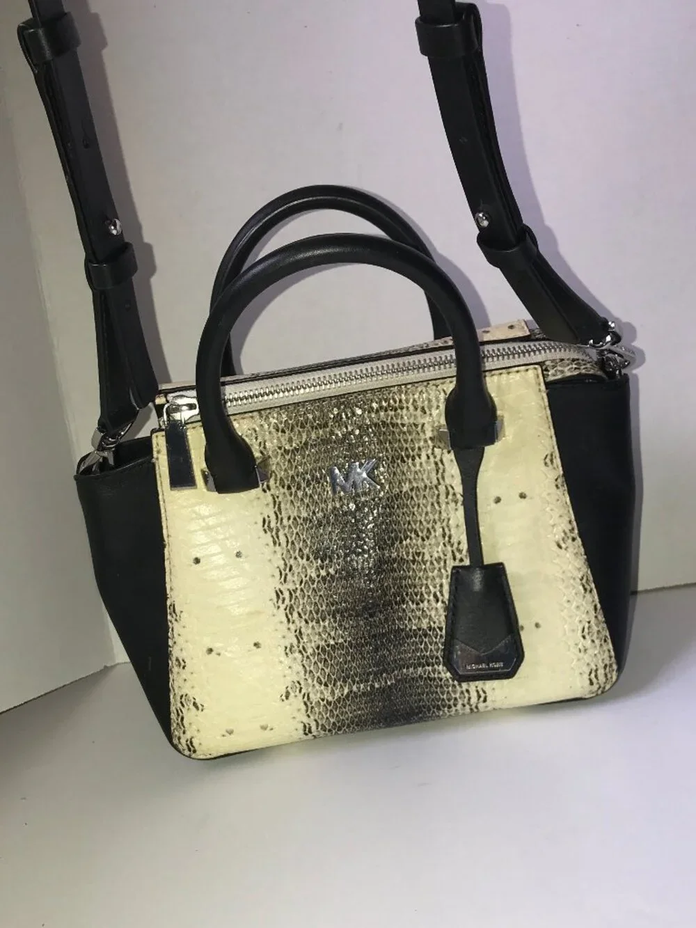 Michael Kors Python Print Nolita 2-Way Handbag
